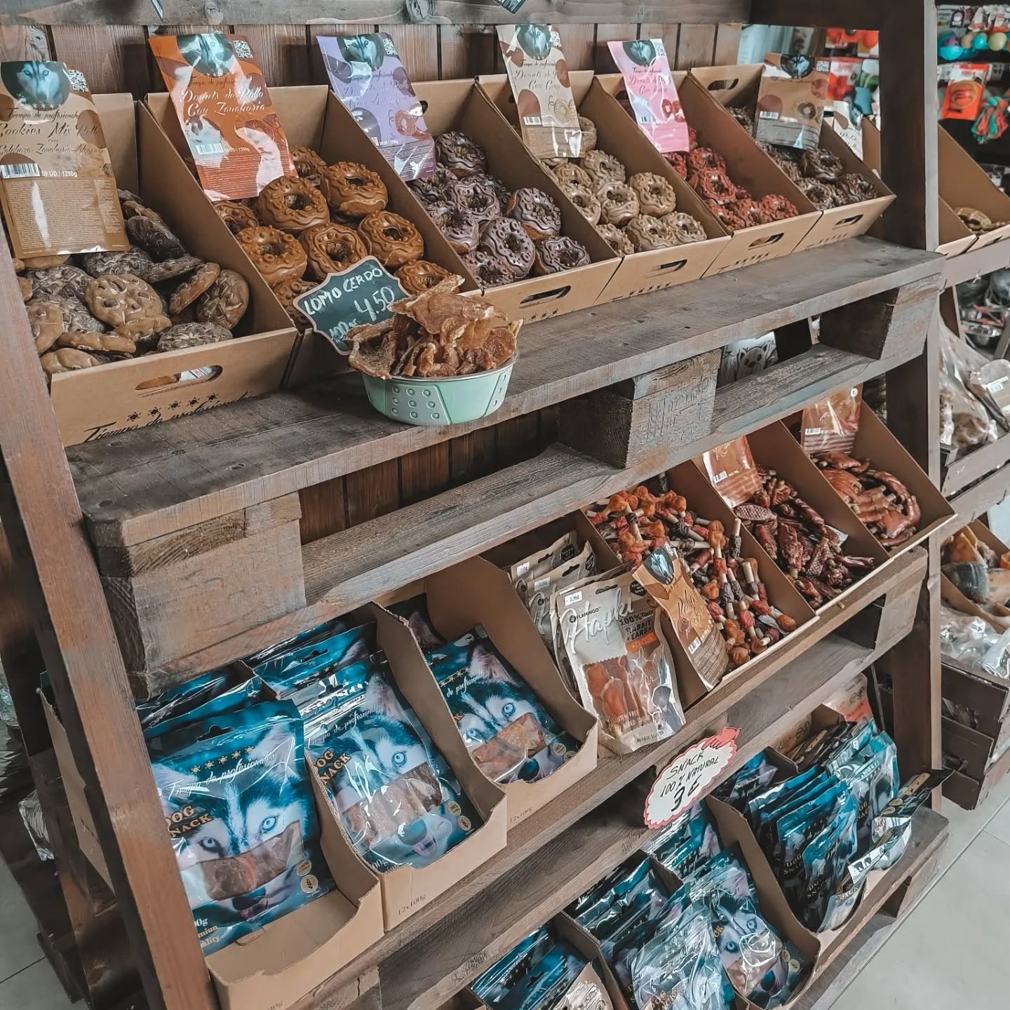 Snacks y premios naturales